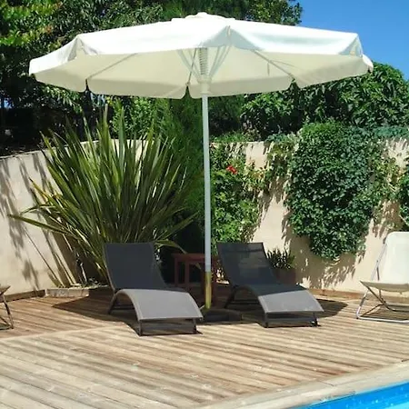 Terrasse Piscine Uzes Pont Du Gard Apartman
