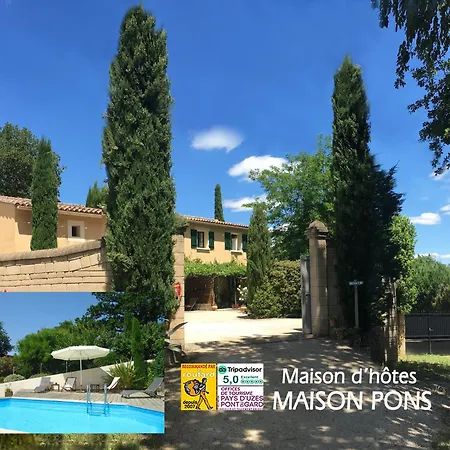 Apartment Terrasse Piscine Uzes Pont Du Gard Pougnadoresse